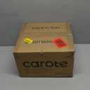 CAROTE 17pcs Pots and Pans Set, Nonstick Cookware Set Detachable Handle, Induction Kitchen Cookware Sets Non Stick with Removable Handle, RV Cookware Set, Oven Safe (Cream White)