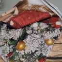 LTLYH 8x6ft Christmas Fireplace Backdrop with Tree and Gifts  Rustic Winter Holiday Background for Photography, Xmas Party Decoration, Indoor Cozy Scene Banner 111