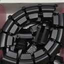 65inch 32 Knots Plus Size Quiet Weighted Hula Infinity Fitness Detachable Hoops Smart Silent Infinity Hula for Women 2 in 1 Waist and Abdominal Workout Hoop