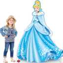 Cardboard People Holiday Cinderella Life Size Cardboard Cutout Standup - Disney Holiday Collection, One Size