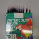 ARTISTRO 11 Watercolor Markers Set Gift for Girls, Teens & Beginners Includes Brush Pens, Fineliner and Water Brush Vibrant, Non-Toxic, Washable Ideal for Art, Calligraphy & Fun