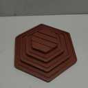 PH PandaHall Challenge Coins Display Holder, 4 Rows Wood Army Military Coin Holder Rack Coin Storage Organizer Shelf for Collectors, Gift, Challenge Coin Display, Brown, 1 Pack, 11x10x3inch