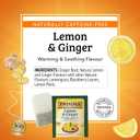 Twinings Lemon & Ginger Herbal Tea Individually Wrapped Bags, 100 Count (Pack of 1), Tangy Lemon, Spicy Ginger, Naturally Caffeine-Free, Enjoy Hot or Iced, 100 Teabags (EXP 10/14/27)