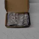 Chibery 10 Pack 1/2" Overlay 3D Soft Close Concealed Hinge, Face Frame Door, Small Angle Slow Close, Self Closing Hidden Satin Nickel, 105 Concealed Stainless Steel Hinges for Kitchen Cabinet Door