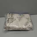 Jinchan Small Window Curtains 45 Inch Linen Floral Curtain Set for Kitchen Bathroom Cafe Curtains Light Filtering Window Treatment Farmhouse Cottagecore Back Tab Drapes 2 Panels Blue on Beige, Size: 26"W x 45"L