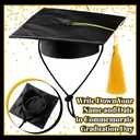 Dog Graduation Cap and Gown 2026 Washable Pet Graduation Costume for Dog Cat Shirt and Hat(Traditional,M,Black)