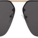 SOJOS Trendy Aviator Sunglasses Mens Womens Retro Metal Rimless Frame Shades Lentes De Sol Para Mujer SJ1192 (Gold)