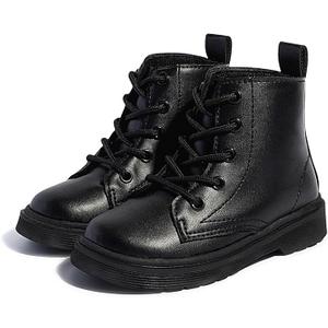 Miamooi Toddler Girls Boys Combat Ankle Boots Little Kid Waterproof Outdoor Chelsea Fall Booties Leather Comfort Shoes, Size: 5 Toddler