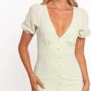 Petal & Pup Women's Seraphina Maxi Dress Green, Size 8