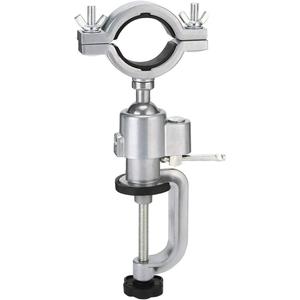 OCGIG 360 Degree Bench Clamp Vises Grinder Holder Electric Drill Stand Holder for Universal Work (35~65mm, Silver)
