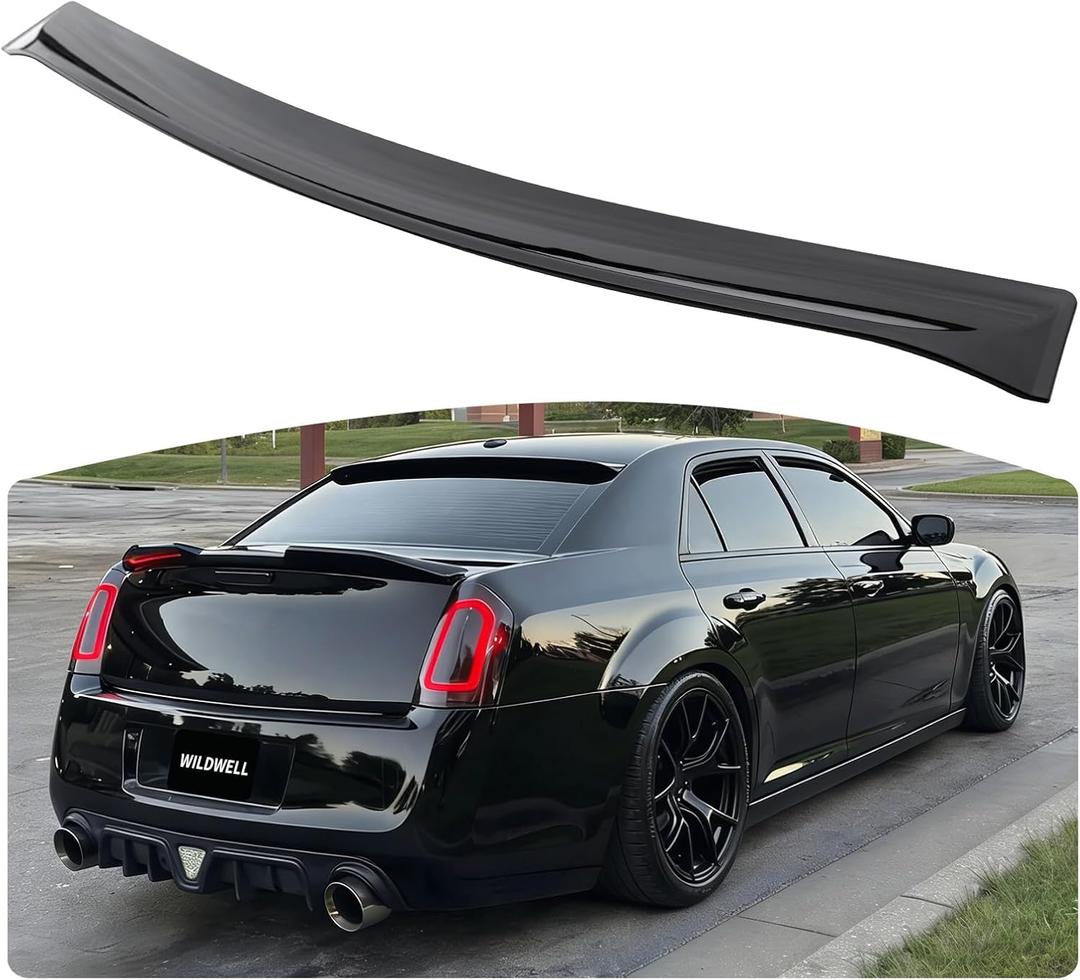 WildWell Rear Roof Spoiler Compatible with 2011-2023 Chrysler 300