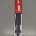 BaiNong 12 inch Valet Rod for Closets Pull Out Closet Valet Rod Slide Out With 4 Hooks Silver Pull Out Clothes Hanger