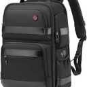 CROSSGEAR 16 Inch Business Laptop Backpack for Men, Carry on Backpack for Airplanes, Water Resistant Travel Backpack Laptop Bag Computer Backpack Casual Daypacks with USB Port for Travel