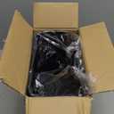 Cesun Small Bathroom Can 2.1 Gallon Wastebasket, Modern Metal Garbage Can Office Waste Basket, Matte Black Stainless Steel Bin for Bedroom, Home Office, Toilet, rv, Near Desk, Under Sink