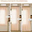 Pink Sheer Curtains 96 Inch Length Semi Voile Sheer Curtains for Girls Bedroom Living Room Pinch Pleated Soft Touch Light Filtering Drapes(Soft Pink, 42 W x 96 L, 2 Panels)