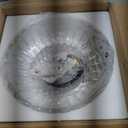 Semi Flush Mount Ceiling Light Fixture Vinatge Black Ceiling Lights Mid Century Modern Clear Glass Close to Ceiling Lighting Fixtures for Bedroom Hallway Foyer Bathroom Kitchen Laundry Room Nursery