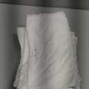 Hausattire Cloth Napkins 12 Pack 20x20 Inches Flax Cotton Washable and Reusable Table Dinner Napkins with Lace for Easter Basket Decor and Parties| Highly Absorbent Cloth Napkins|White