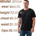 5 Pack Mens Short Sleeve Active Athletic Running T Shirts for Men Gym Workout Moisture Wicking (XXXL)