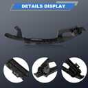 Front Bumper Bracket and Headlight Bracket Fits 2008-2012 Accord Sedan Left and Right Side 71140TA0A00 71190TA0A00 HO1067113 HO1066113