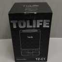 ToLife Dehumidifiers for Home 30 OZ Water Tank with Auto-Off, Portable Small Dehumidifier for Room, Bathroom, Bedroom, RV, Closet 500 sq.ft, 7 Colors LED Light, Black, TZ-C1