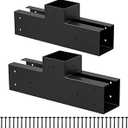 ORIGLE 4x4 Pergola Kit, 4x4 Pergola Brackets 3-Way T-Angle Corner Bracket