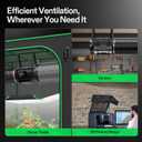 VIVOSUN Smart Air Filtration G8 Kit 8", AeroZesh G8 Inline Duct Fan with E12 Speed Controller, Carbon Filter & 25' Ducting, Cooling & Ventilation System for Grow Tents, Indoor Gardening, Hydroponics