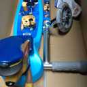 Paw Patrol Chase Ride-N-Glide Buddies 3D Toddler 3-Wheel Kick Scooter for Boys and Girls Ages 3 and Up, Blue, Chase