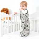 Yoofoss Baby Sleep Sack 6-12 Months Baby Wearable Blanket 100% Organic Cotton 2-Way Zipper Toddler Sleeping Sack, 3 Pack Soft Lightweight Sleep Sacks for Babies