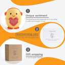 Inspirational Gifts for Women, Emotional Positive Support Resin Duck, Encouragement Gift for Office Desk Decor, Christmas Stocking Stuffers for Family Friend Coworker