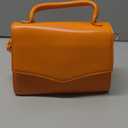 BIBDOO Mini Purses for Women Small Handbag Cute Crossbody Bag (Orange)