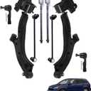 munirater 8Pcs Control Arm and Ball Joints Tie Rod Ends Sway Bar Links
Replacement for CR-V 2007-2011