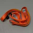 HowGo Slip Lead Dog Leash with Padded Handles | Lightweight Dog Training Leash with 360Swivel Anti-Tangle | Heavy-Duty Lead and Collar for Large Medium and Small, No-Pull Walking (Orange, 5.0FT)