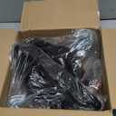 HOUSE DAY 11 Inch Velvet Baby Hangers 50 Pack Black, Premium Kids Hangers for Children/Infant/Toddler Clothes, Durable Non Slip Small Baby Felt Hanger for Closet, Ideal for Everyday Use