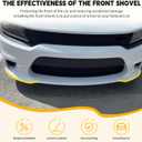 Dodge Charger Front Bumper Lip Splitter Protector Guard for 2015-2023 | Yellow Spoiler Lip Compatible with Charger SRT 392, Scat Pack, RT, GT