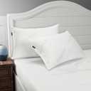 Nautica Home Luxury Knit Medium/Firm Set of 2 Bed Pillows for Sleeping, King, White