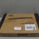 AX Waber Dual Monitor Riser - Adjustable Length & Angle, Wooden Stand for 2 Monitors with Storage (Light)