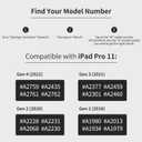 H HOLIMET Case for iPad Pro 11 inch 2022 4th/3rd/2nd/1st Generation 2021/2020/2018 with Pencil Holder PU Leather Protective with Pocket Strap Soft TPU Back Shockproof