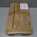 LAMU Pots and Pans Organizer under Cabinet, 8-Tier Heavy Duty Pan Organizers inside Cabinet, Adjustable Pot Rack for Small Kitchen Storage, 15" Height Holds Cast Iron Pans and Skillets Black