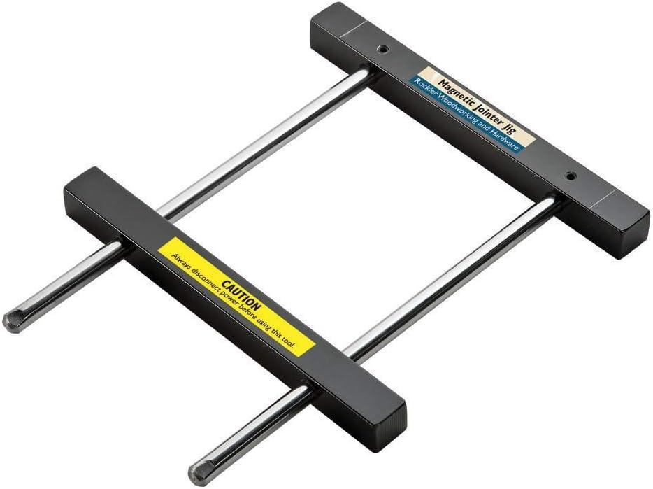 Rockler Magnetic Jointer Jig Magnetic Bars Hold Jointer Knives Solid Steel Jointer Blade Setting Jig Fits any 6" to 8" Jointer Bed Avoid Damage, & Easy to Install Magnetic Jig