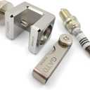K-Motor Spark Plug Gap Tool with Feeler Gauge (M14 x 1.5 Thread) Made of Stainless Steel (14mm)