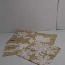 WOMHOPE Christmas Throw Pillow Covers Velvet Embroidery Vintage Cushion Covers for Decoration Sofa Couch Bed Santa Deer Snowflake Set of 4 (Griege)