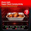 8x8 Aluminum Foil Pans, 20 Pack Disposable Trays Half Size Heavy Duty Tin Pans Deep Food Containers For Cooking, Meal Prep, Baking, Roasting, Chafing, Heating or Steam Table