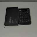 havit Bluetooth Number Pad Wireless Numeric Keypad Numpad 26 Keys Portable Mini Financial Accounting Rechargeable Numeric Pad for Windows Laptop Desktop, PC, Notebook (Black)