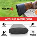KICK-EEZ Slip On Recoil Pad for Shotgun & Rifles | Up to 94% Recoil Reduction | Sorbothane Insert & Adjustable Length of Pull | Anti-Slip Rubber Buttstock Pad | Shotgun Accessories