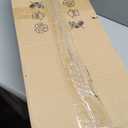 Airposta Kitchen Island Lighting, 33.5-Inch 5 Lights Farmhouse Linear Chandelier for Dining Room Pool Table Pendant Light Fixture, Rustic Wood Grain Finish, Industrial Pendant Light