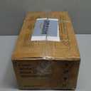 Ceiling Fans with Lights - 42 Inch Low Profile Ceiling Fan with Light and Remote, Reversible DC Motors, 3CCT Dimmable Timer Noiseless, Black Flush Mount Ceiling Fan for Bedroom/Living Room