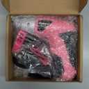 Hi-Spec Small Electric Screwdriver, Mini Drill Set, Rechargeable 3.6V Cordless Screwdriver with 26 Driver Bits, Power Tool for Small Projects & Home Use, Pink