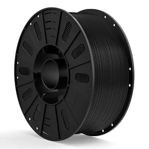 ELEGOO PLA Filament 1.75mm Black 3KG, 3D Printer Filament Dimensional Accuracy +/ - 0.02mm, 3KG Large Spool(6.6lbs) for Most FDM 3D Printers
