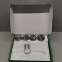 YAUNGEL 8 Pcs Flameless Christmas Tree Candles with Remote Timer, Real Wax Christmas Tree Candles Battery Operated Flickering Flame,10 Inch Green Tree Candlesticks with Holder for New Year Xmas Decor