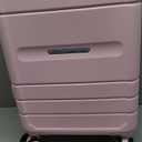 French Connection St. Martin Carry-On Luggage with Cup Holder/USB Ports, Pink A Boo, 15.4 x 9 x 22 inches